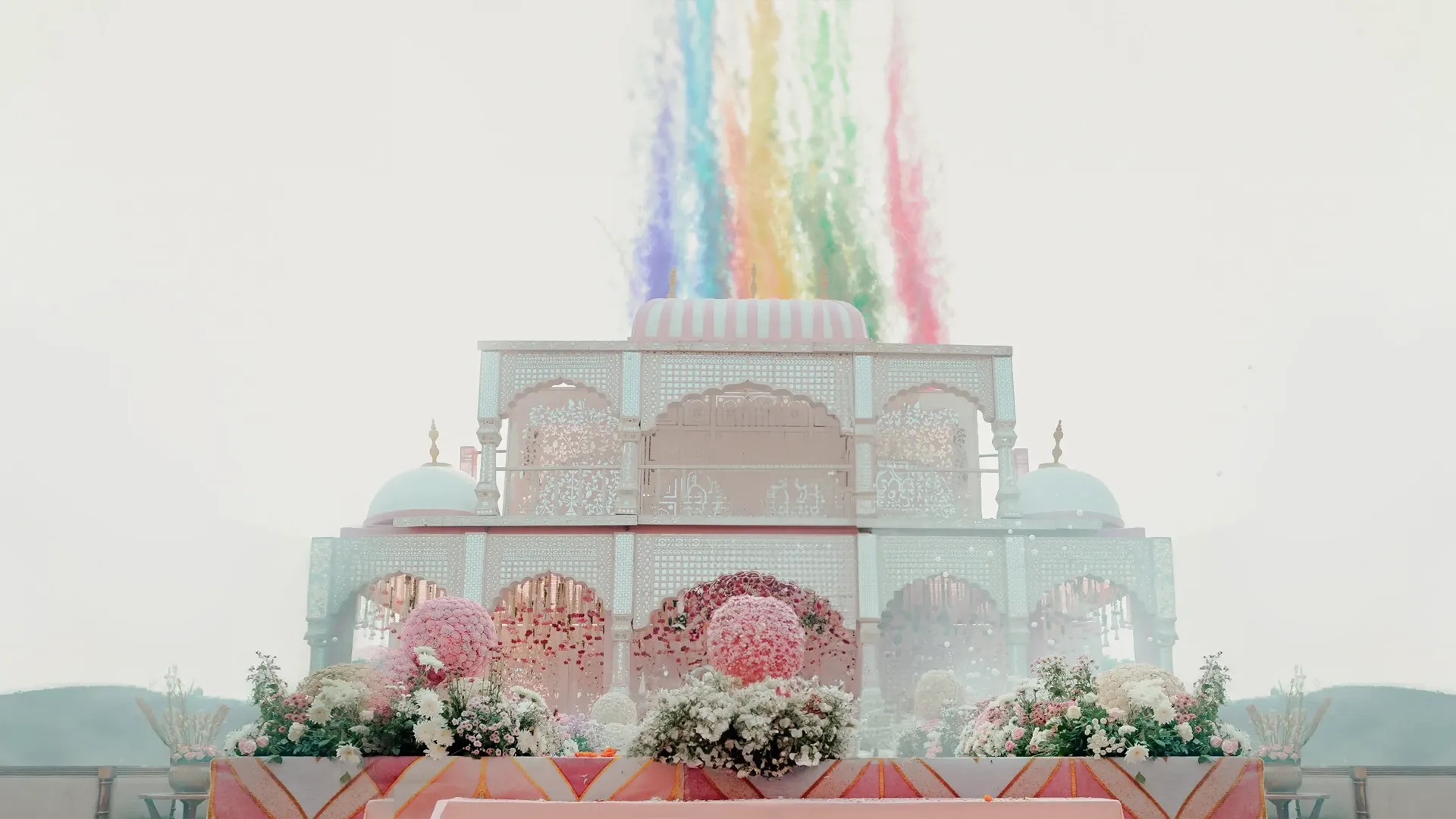 Beautiful wedding setup - Meragi