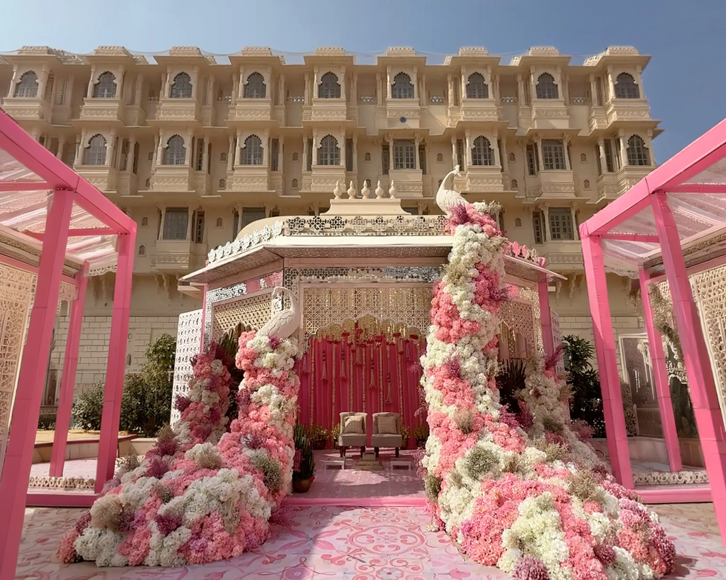 Palace and heritage wedding in Rajasthan