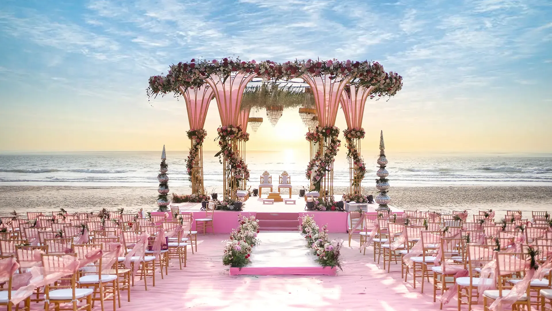Beautiful wedding setup - Meragi