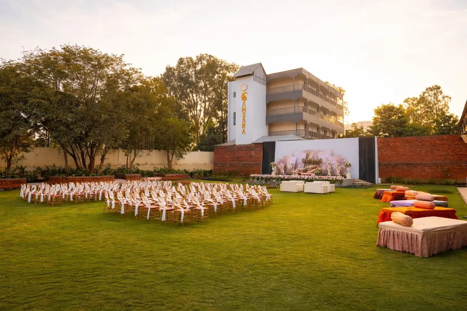 Statement wedding decor